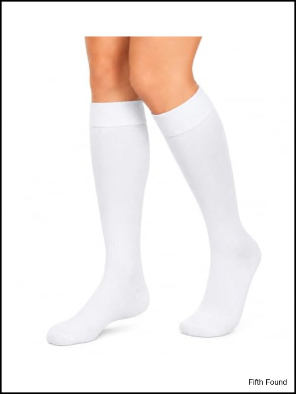 Knee High Athletic Tube Socks Polyester Blend Spandex for Soccer Sports